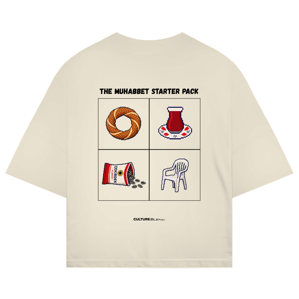 The Muhabbet Starter Pack Oversized T-Shirt
