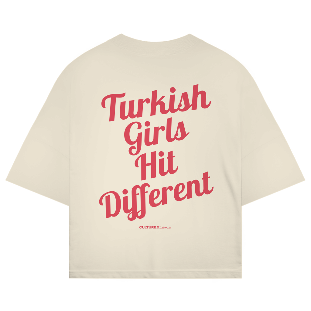 Turkish Girls Hit Different Oversized T-Shirt