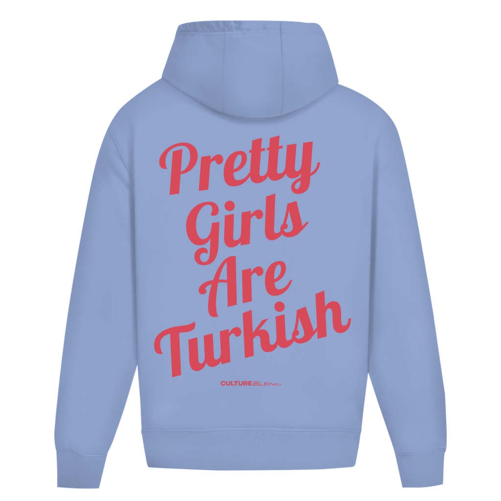Pretty Girls Are Turkish Oversized Hoodie