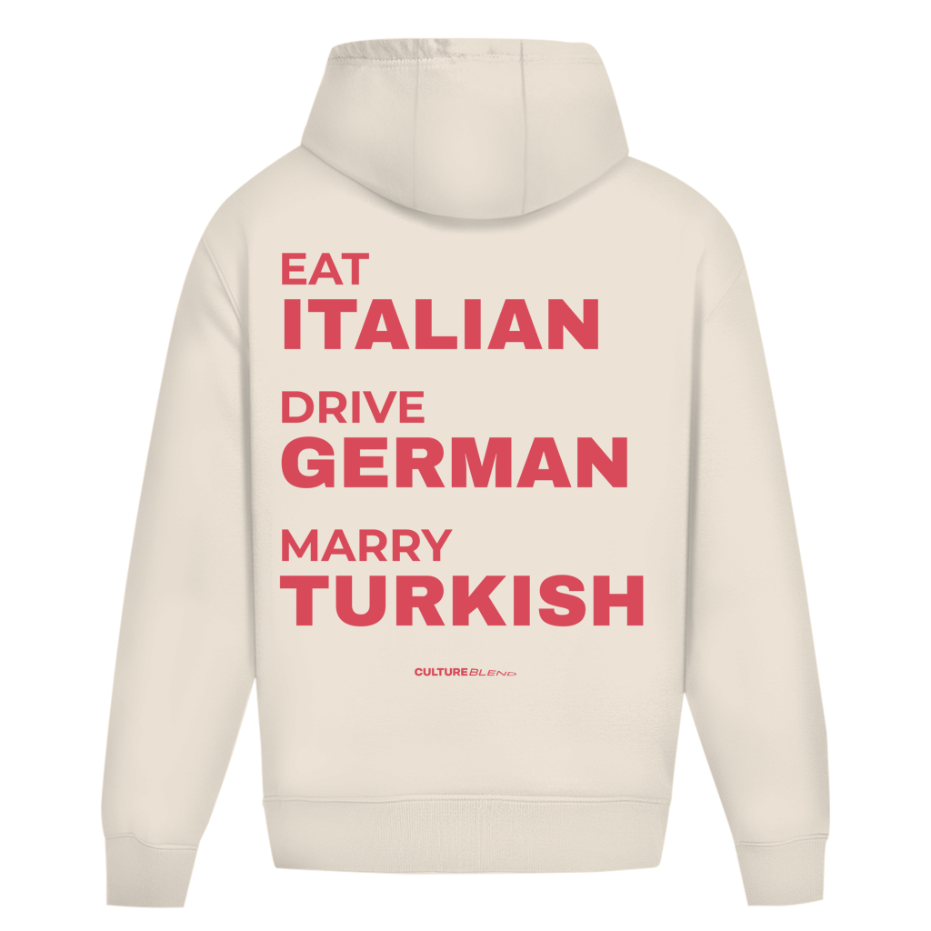 Eat Drive Marry Oversized Hoodie