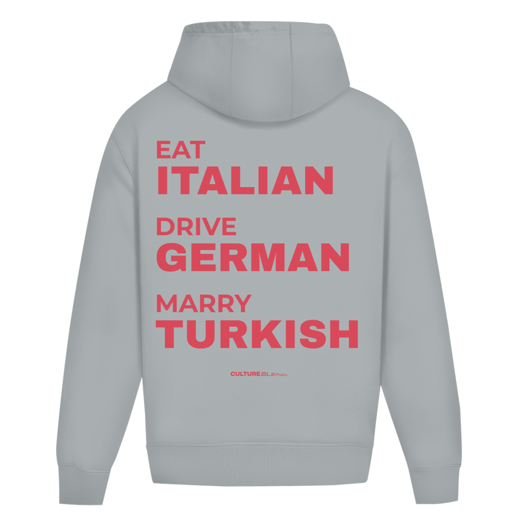 Eat Drive Marry Oversized Hoodie