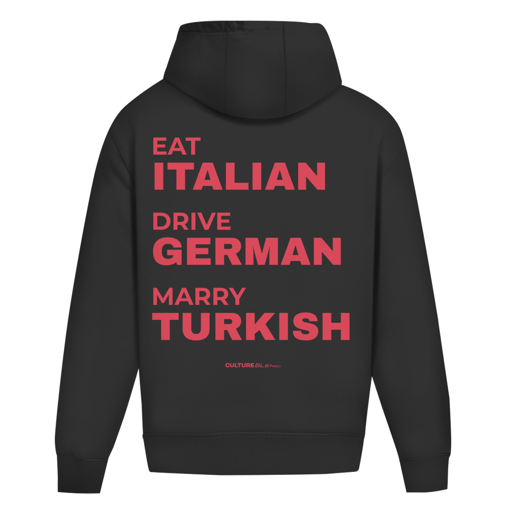 Eat Drive Marry Oversized Hoodie