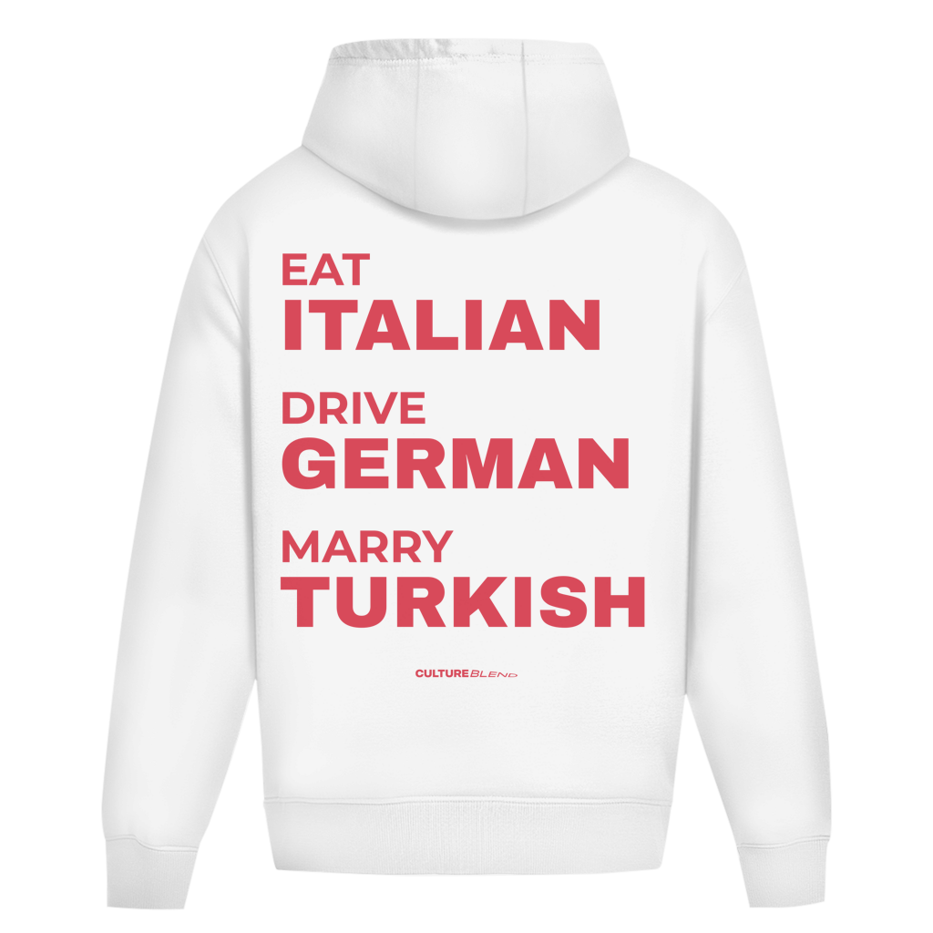 Eat Drive Marry Oversized Hoodie