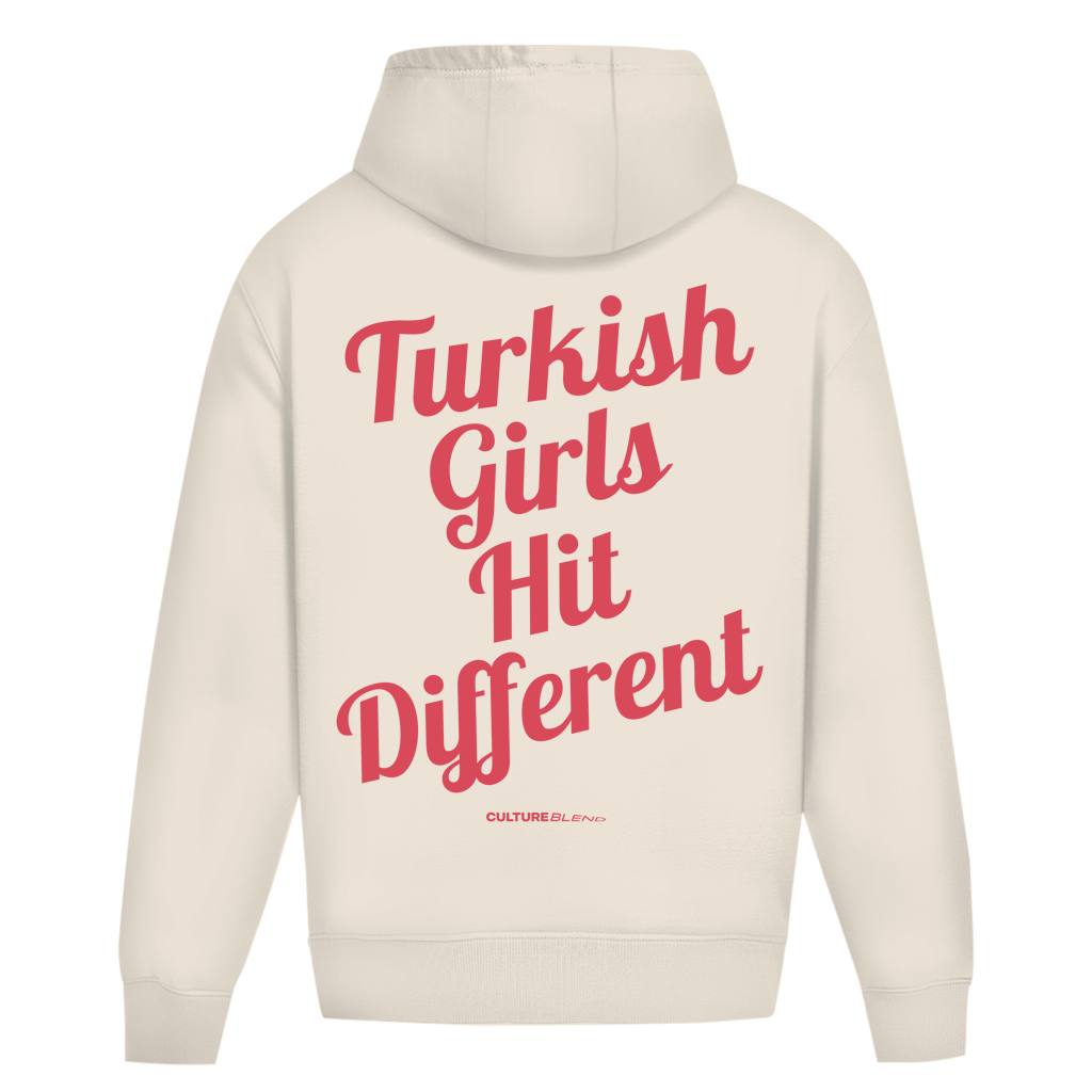 Turkish Girls Hit Different Oversized Hoodie