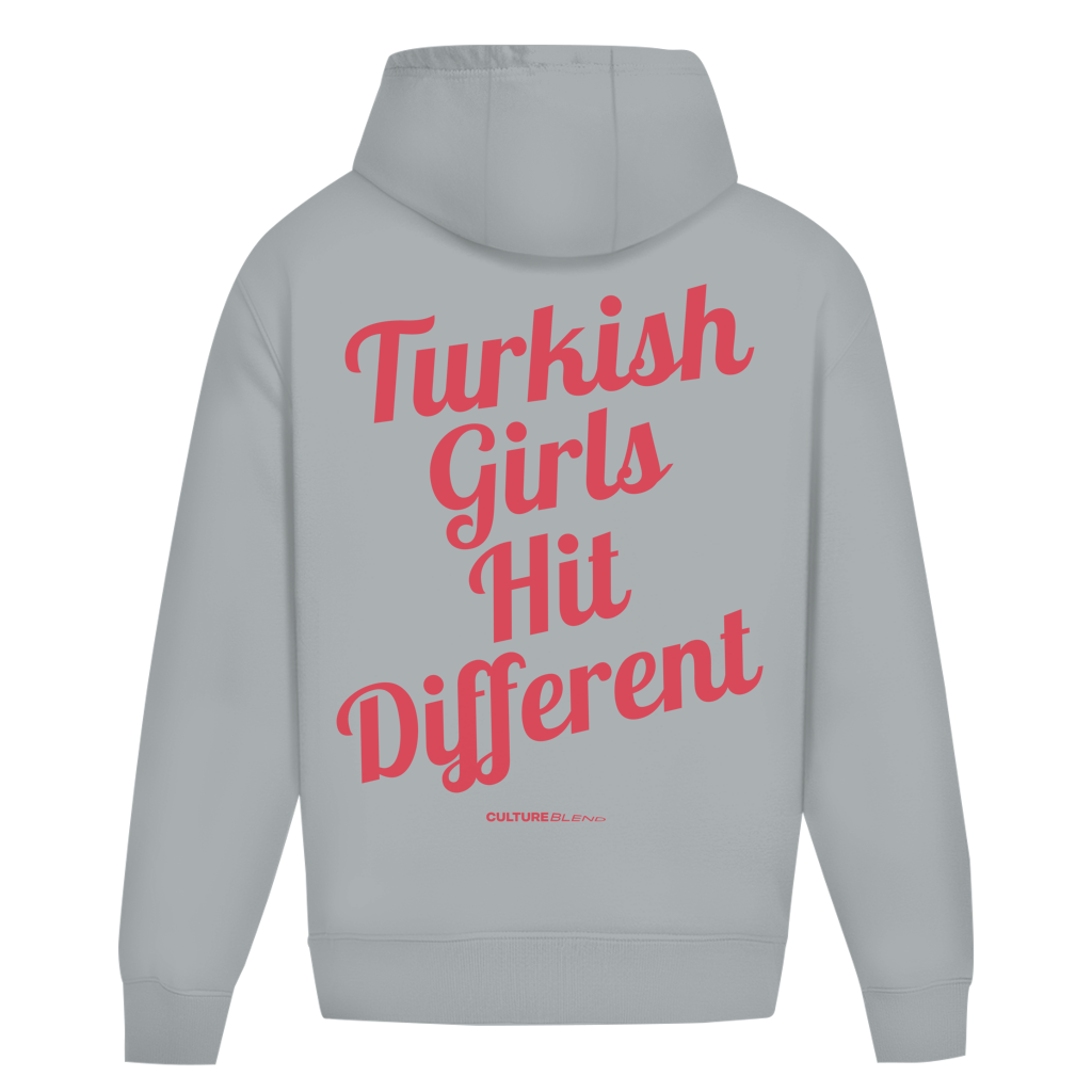 Turkish Girls Hit Different Oversized Hoodie