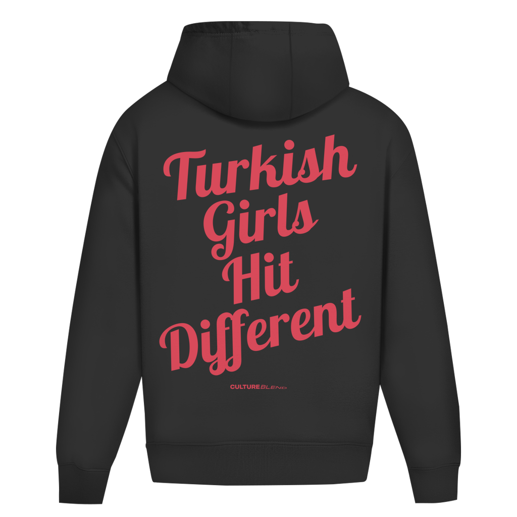 Turkish Girls Hit Different Oversized Hoodie