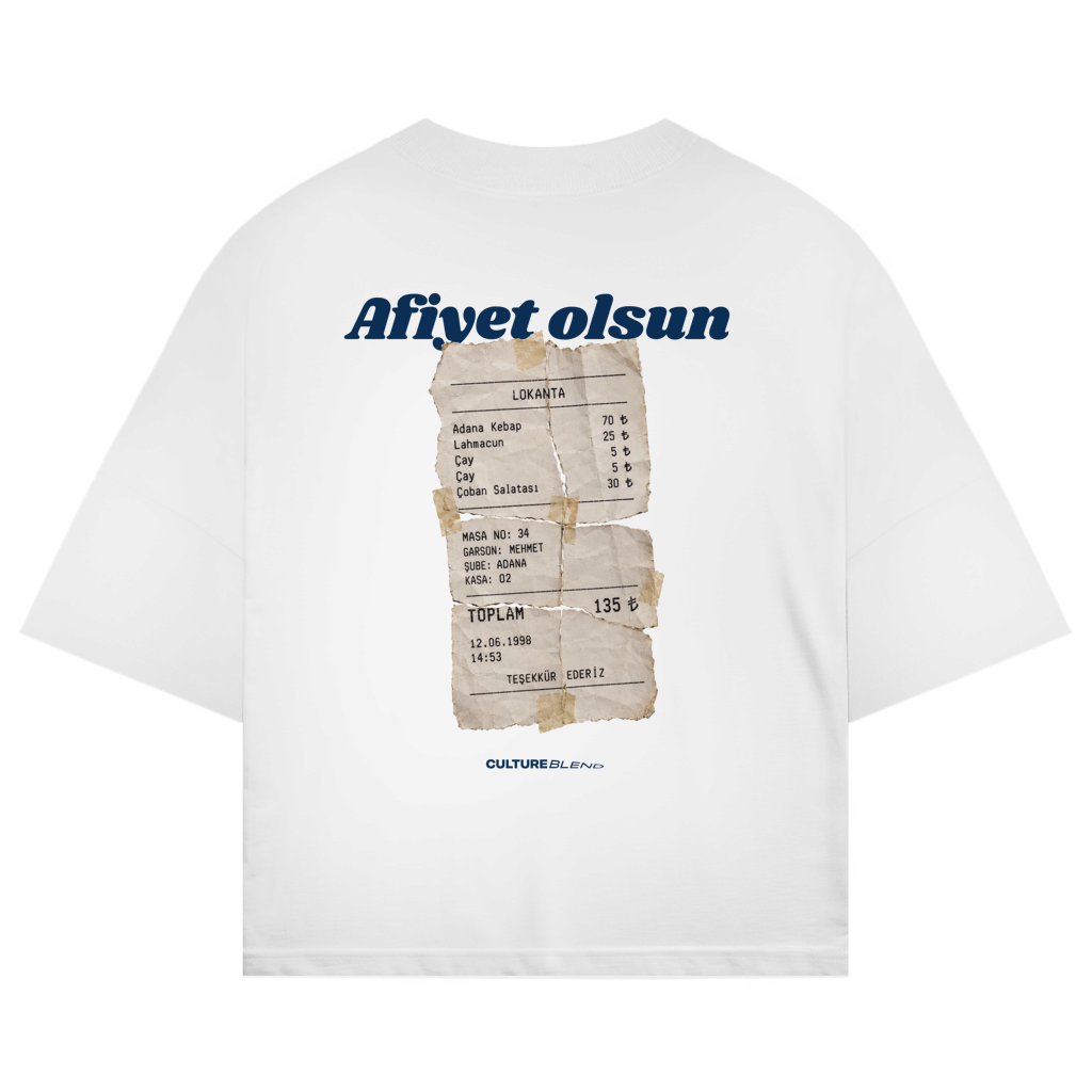 Afiyet Olsun Oversized T-Shirt