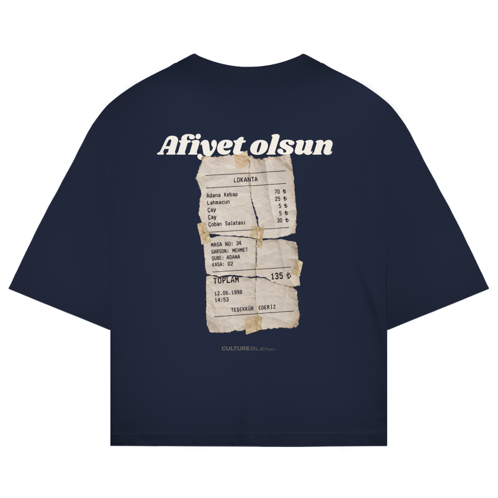 Afiyet Olsun Oversized T-Shirt
