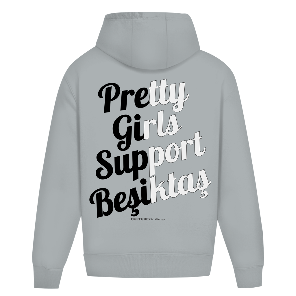 Pretty Girls Support Besiktas Oversized Hoodie