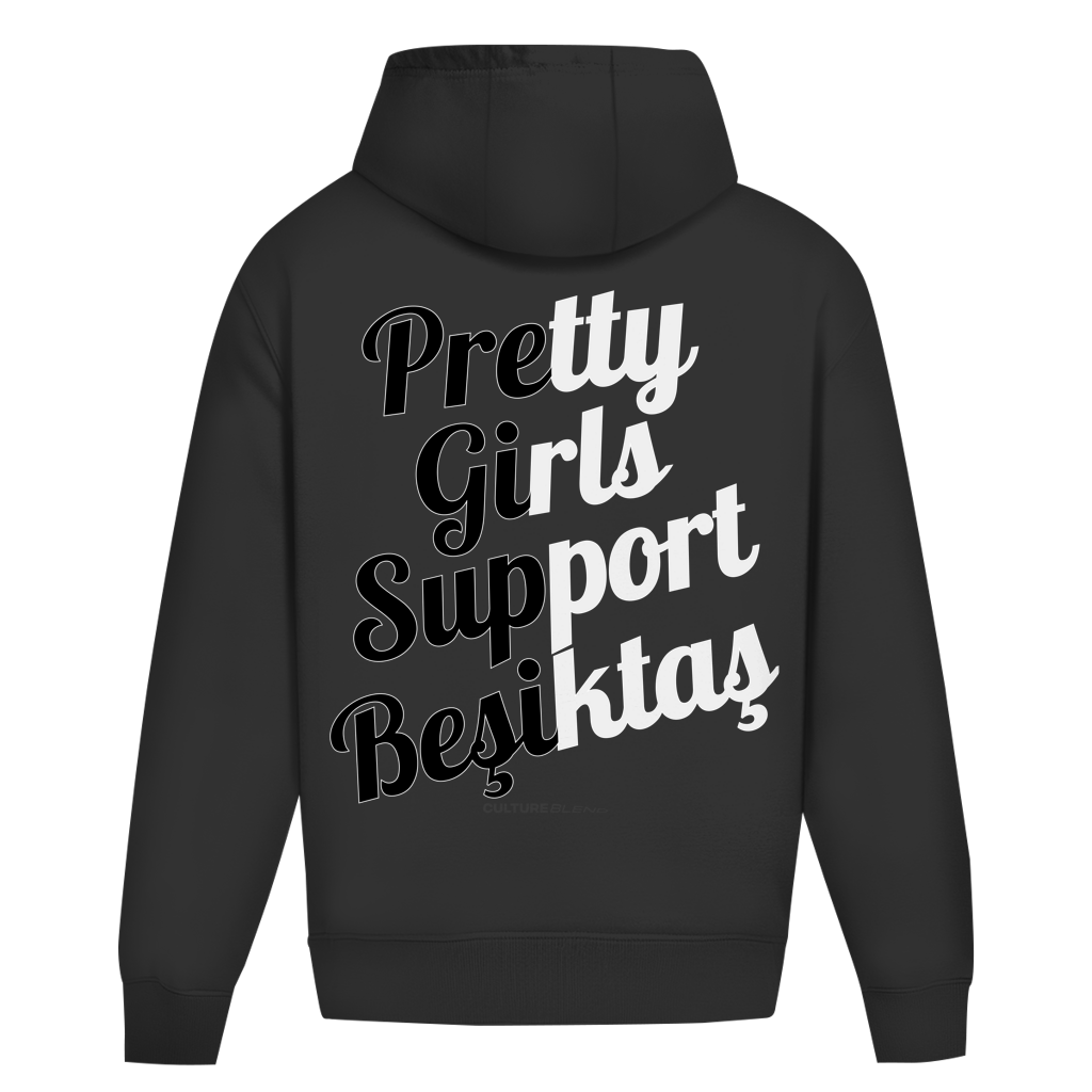 Pretty Girls Support Besiktas Oversized Hoodie