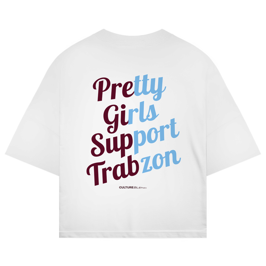 Pretty Girls Support Trabzon Oversized T-Shirt