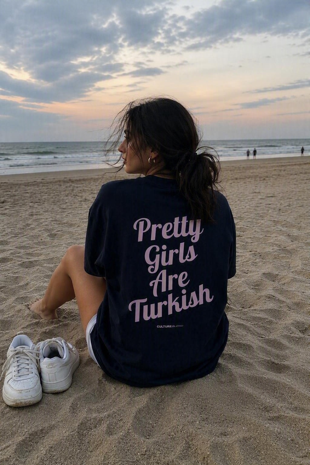 Pretty Girls Are Turkish Pink Oversized T-Shirt